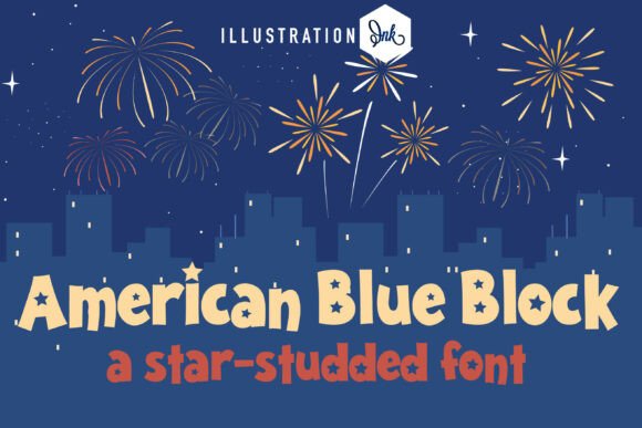 American Blue Block: The Bold Sans Serif That Cuts Through the Feed