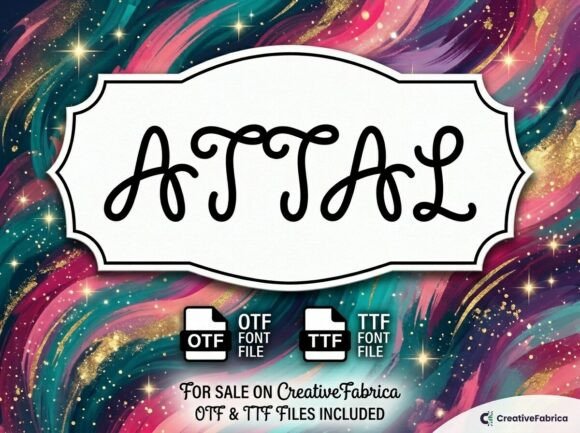 Attal: A Decorative Font That Strengthens Your Brand Identity