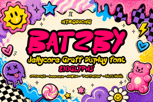 Batzby: A Playful Display Font for Campaign Headlines