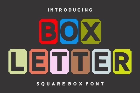 Box Letter Font: A Playful Yet Polished Branding Tool