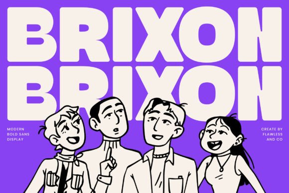 Brixon: A Bold Sans Serif Font That Elevates Real Small Business Branding