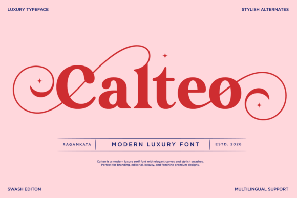 Calteo: A Modern Serif Font That Elevates Handmade Design
