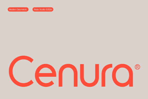 Cenura: A Minimalist Sans Serif That Earns Its Space