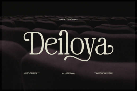 Deiloya: A Refined Serif Font for Digital Branding