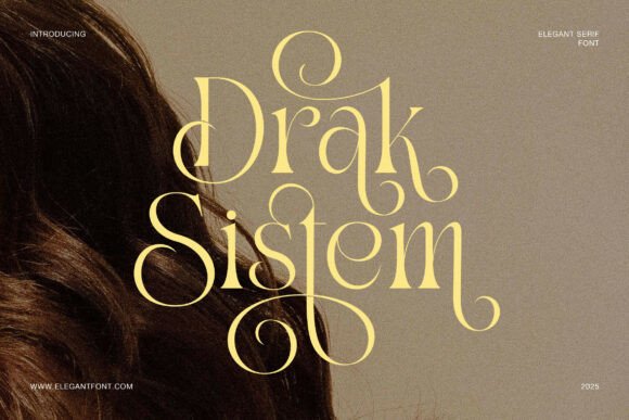 Drak Sistem: A Refined Serif Font for Digital Branding