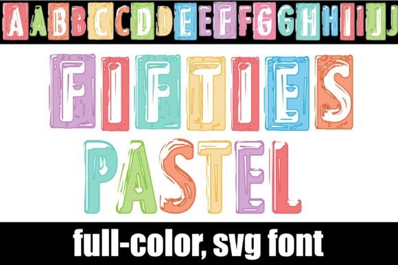 Fifties Pastel: A Retro Display Typeface for Campaign Visuals