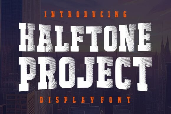 Halftone Project: A Slab Serif That Anchors Your Message