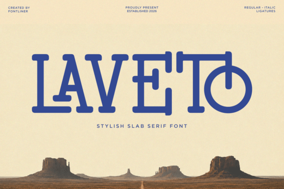 Laveto: A Slab Serif That Anchors Editorial Mood