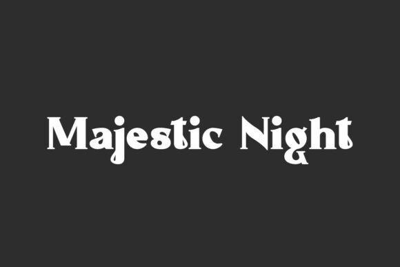 Majestic Night: A Serif Font That Elevates Real Small Business Branding