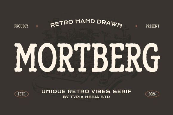 Mortberg: A Rugged Slab Serif for Editorial Presence