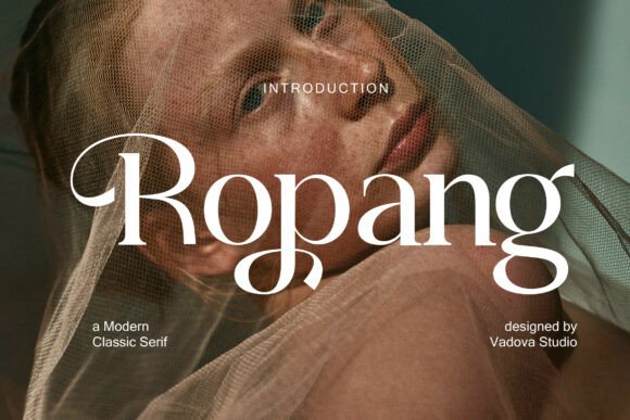 Ropang: A Display Serif That Commands Attention in Campaigns