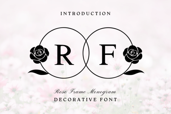 Rose Frame Monogram: A Decorative Font That Makes Your Campaign Feel Intentional
