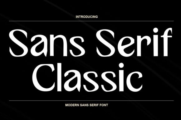 Sans Serif Classic: A Timeless Display Typeface for Thoughtful Branding
