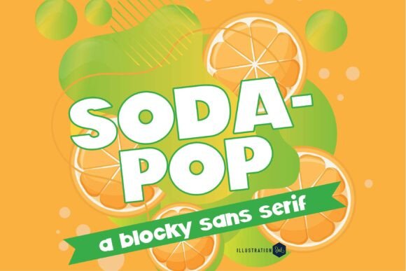 Soda Pop Family: A Bold, Retro Display Typeface for Small Businesses