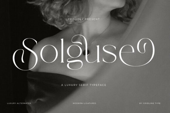 Solguse: A Luxury Serif Typeface for Small Business Branding