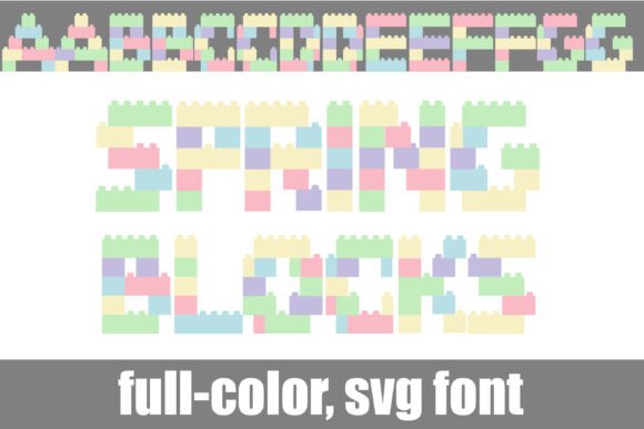 Spring Blocks: A Playful Display Typeface for Campaign Visuals