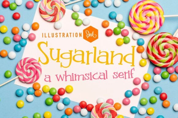 Sugarland Family: A Serif Display Font That Commands Attention