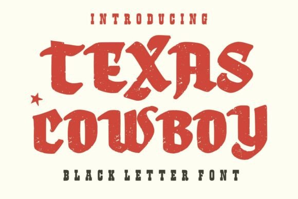 Texas Cowboy Font: Bold Branding for Small Businesses