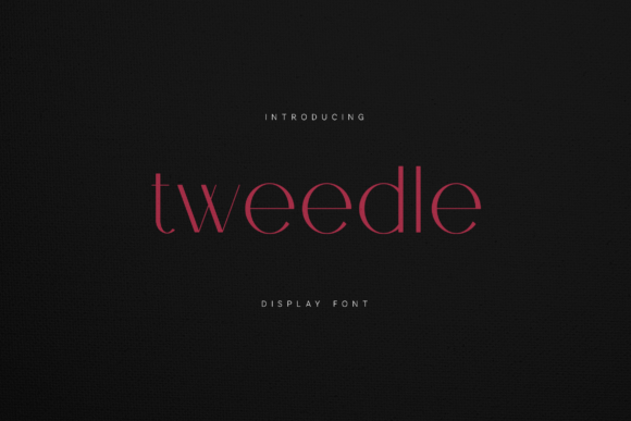 Tweedle Display: A Serif Font for Thoughtful Editorial Moments